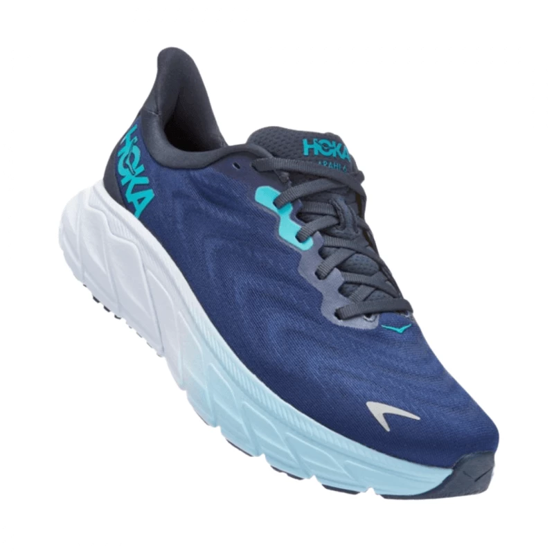 Zapatillas Hoka One One Arahi 6 Azul Marino Blanco AW22 3 Zapatillas Hoka One One Arahi 6 Azul Marino Blanco AW22