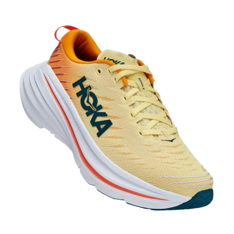 Zapatillas Hoka One One Bondi X Amarillo Naranja SS22 3 Zapatillas Hoka One One Bondi X Amarillo Naranja SS22