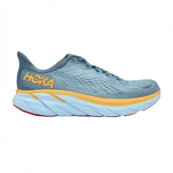 Zapatillas Hoka One One Clifton 8 Azul Naranja AW22 -Saucony || BROOKS Ventas zapatillas hoka one one clifton 8 azul naranja aw22 5