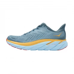 Zapatillas Hoka One One Clifton 8 Azul Naranja AW22 -Saucony || BROOKS Ventas zapatillas hoka one one clifton 8 azul naranja aw22 6