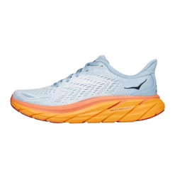 Zapatillas Hoka One One Clifton 8 Celeste Naranja AW22 Mujer -Saucony || BROOKS Ventas zapatillas hoka one one clifton 8 celeste naranja aw22 mujer 3
