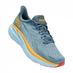 Zapatillas Hoka One One Clifton 8 Wide Azul Naranja AW22