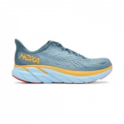 Zapatillas Hoka One One Clifton 8 Wide Azul Naranja AW22 -Saucony || BROOKS Ventas zapatillas hoka one one clifton 8 wide azul naranja aw22 4
