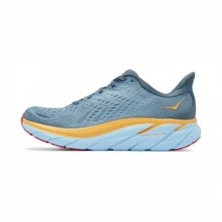Zapatillas Hoka One One Clifton 8 Wide Azul Naranja AW22 -Saucony || BROOKS Ventas zapatillas hoka one one clifton 8 wide azul naranja aw22 5