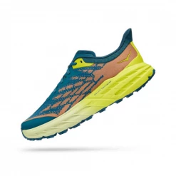 Zapatillas Hoka One One Speedgoat 5 Azul Amarillo SS22 -Saucony || BROOKS Ventas zapatillas hoka one one speedgoat 5 azul amarillo ss22 2