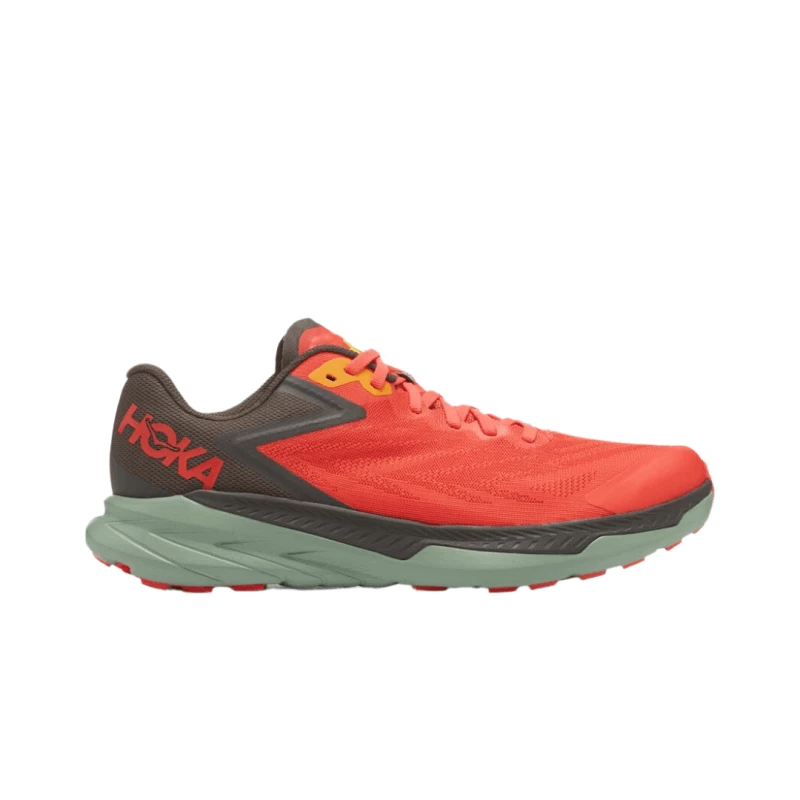 Zapatillas Hoka One One Zinal Rojo Verde Oliva AW22 7 Zapatillas Hoka One One Zinal Rojo Verde Oliva AW22 - Imagen 5