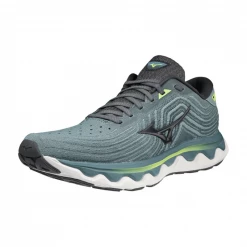 Zapatillas Mizuno Wave Horizon 6 Gris Azul SS22 -Saucony || BROOKS Ventas zapatillas mizuno wave horizon 6 gris azul ss22 2