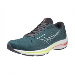 Zapatillas Mizuno Wave Rider 25 Azul Marino Blanco SS22 -Saucony || BROOKS Ventas zapatillas mizuno wave rider 25 azul marino blanco ss22 5