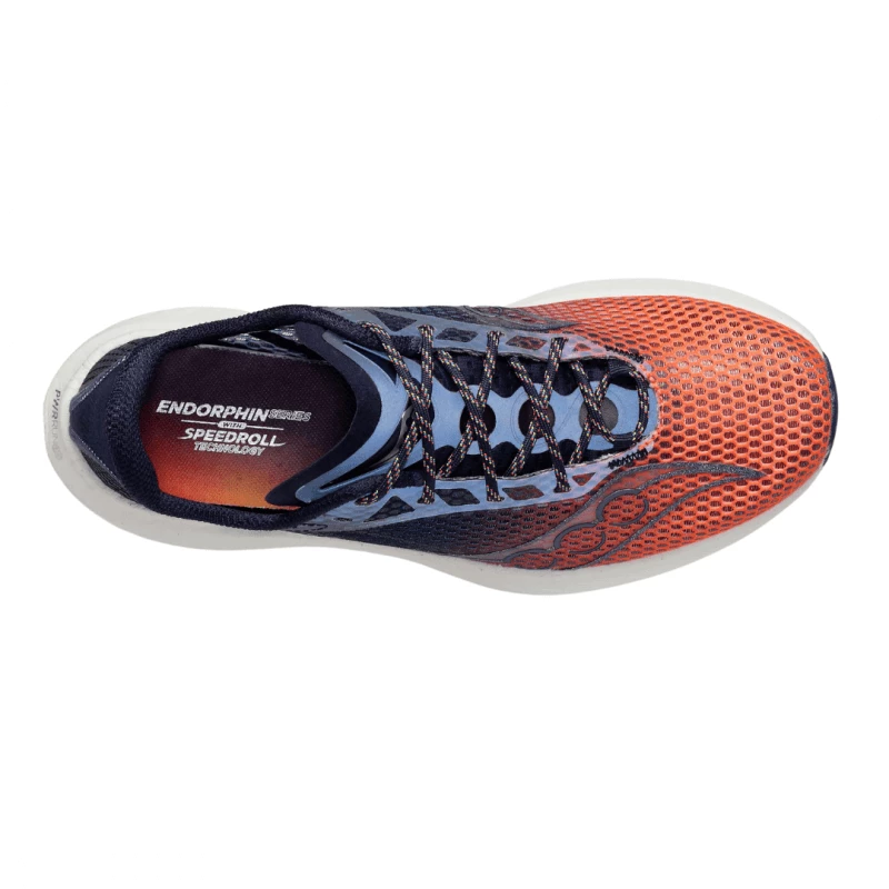 Zapatillas Saucony Endorphin Pro 3 Azul Naranja AW22 5 Zapatillas Saucony Endorphin Pro 3 Azul Naranja AW22 - Imagen 3