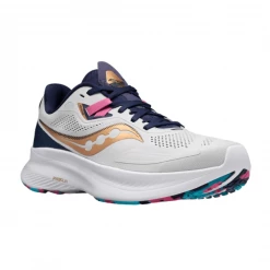 Zapatillas Saucony Guide 15 Prospect Glass Blancas Dorado Mujer AW22 -Saucony || BROOKS Ventas zapatillas saucony guide 15 prospect glass blancas dorado mujer aw22 4