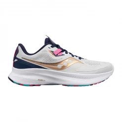Zapatillas Saucony Guide 15 Prospect Glass Blanco Dorado AW22